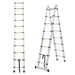 Goslash Picks 3.8m Telescopic Aluminium Multipurpose Ladder