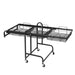 Goslash Picks 3 Tier Kitchen Trolley Cart Swivel Black