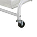 Goslash Picks 3 Tier Kitchen Trolley Cart Swivel White