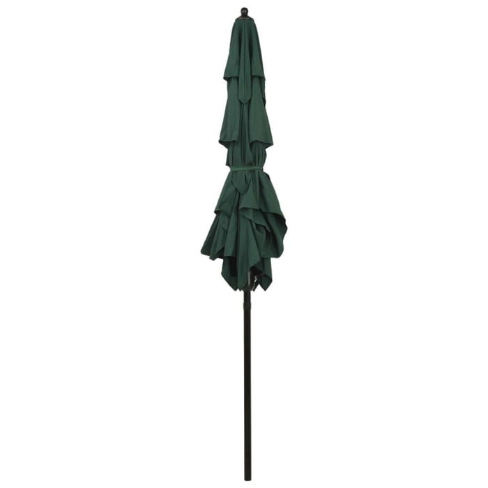 3-tier Parasol With Aluminium Pole Green 2x2 m Totnap