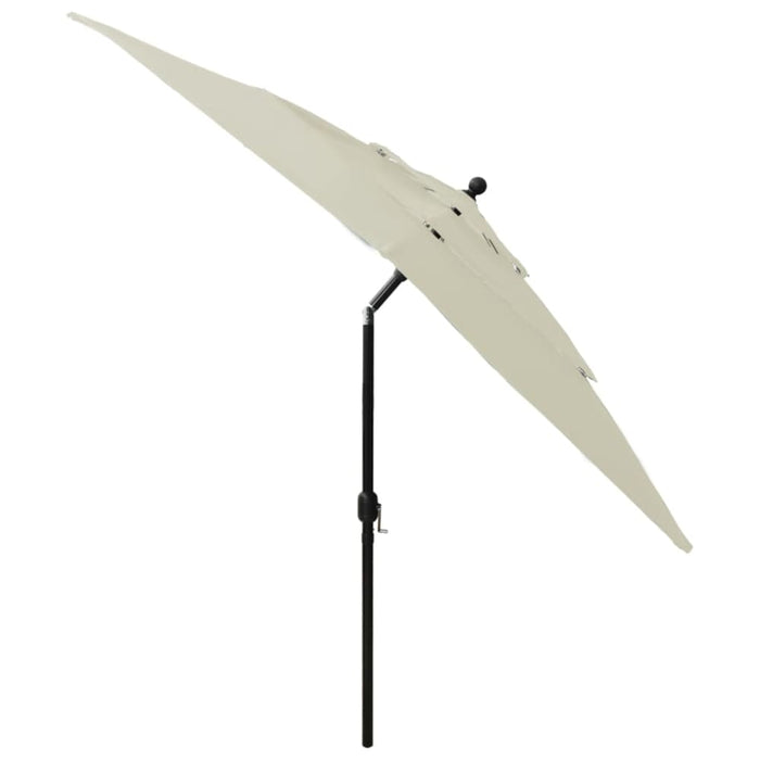 3-tier Parasol With Aluminium Pole Sand 2.5x2.5 m Totntl