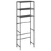 3-tier Storage Rack Over Toilet Black 53x28x169 Cm Xnntxk