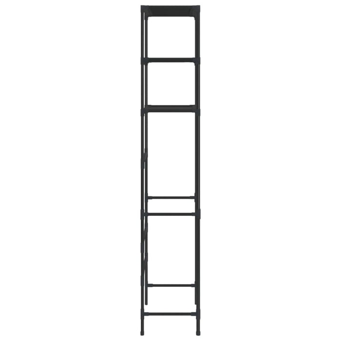 3-tier Storage Rack Over Toilet Black 53x28x169 Cm Xnntxk