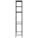 3-tier Storage Rack Over Toilet Black 53x28x169 Cm Xnntxk