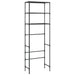 3-tier Storage Rack Over Toilet Black 53x28x169 Cm Xnntxk