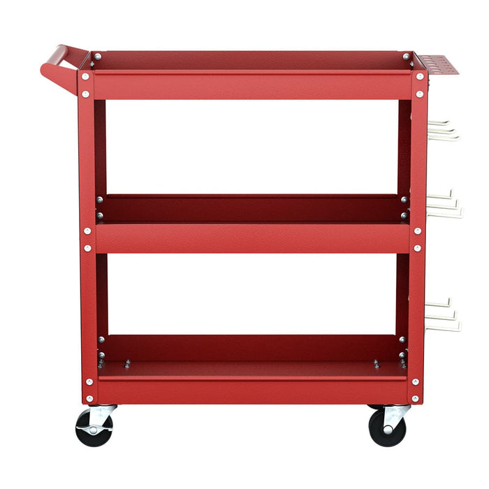 3-tier Tool Cart Trolley Toolbox Workshop Garage Storage