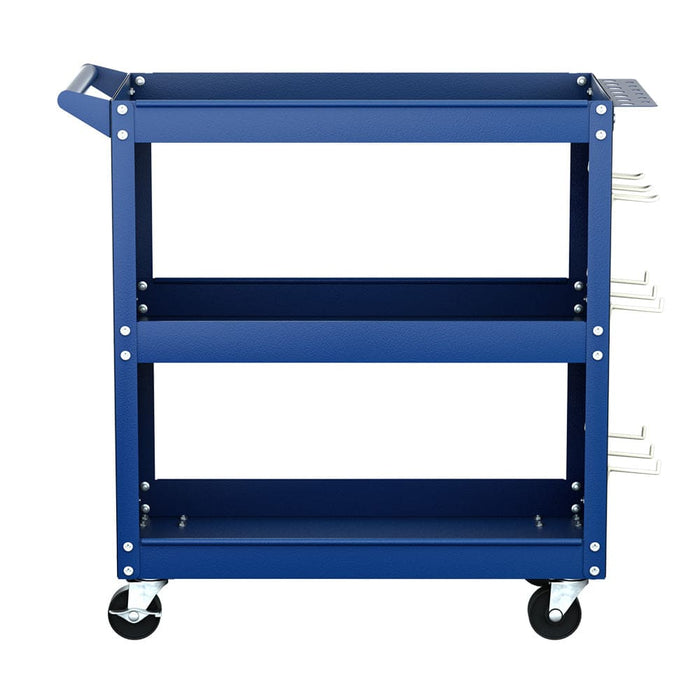 3-tier Tool Trolley Cart Workshop Wheels Mobile Work