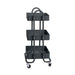 Goslash Picks 3 Tiers Kitchen Trolley Cart Steel Storage