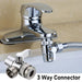 3 Way Faucet Diverter For Bathroom And Kitchen