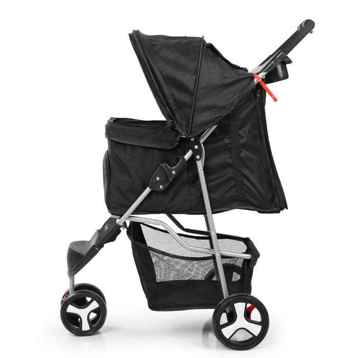 I.pet 3 Wheel Pet Stroller - Black