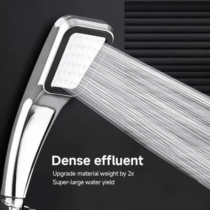 300 Hole Pressurized Handheld Showerhead For Water Saving