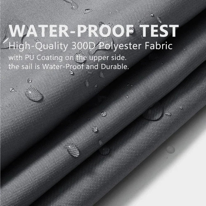 300d Dark Grey Waterproof Oxford Garden Awnings Shade Sail