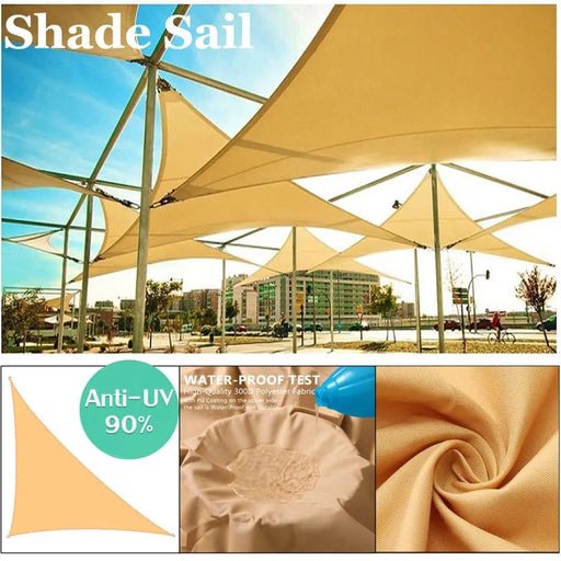 300d Oxford Right Triangle Sand Sun Sail Pool Cover