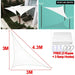 300d Waterproof Sun Shelter Triangle Shade Protection