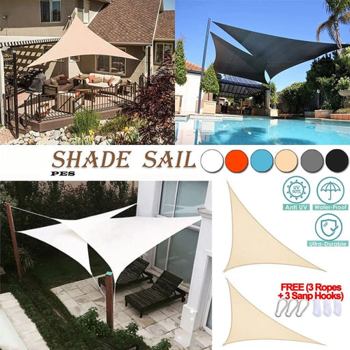 300d Waterproof Sun Shelter Triangle Shade Protection