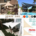 300d Waterproof Sun Shelter Triangle Shade Protection