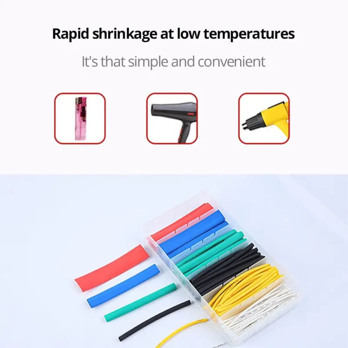 328pcs Colourful Heat Shrinkable Tube Fast Delivery