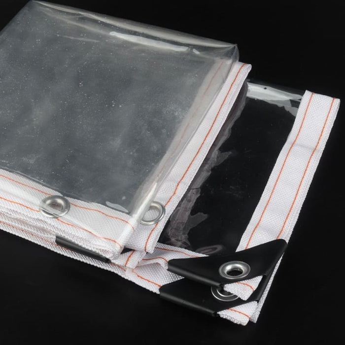 0.33mm Pvc Tarpaulin Transparent Rainproof Cloth Garden