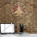 F-35 a Lightning Ii Wooden Wall Clock