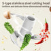 350ml Mini Electric Garlic Press Usb Charging Dual Purpose