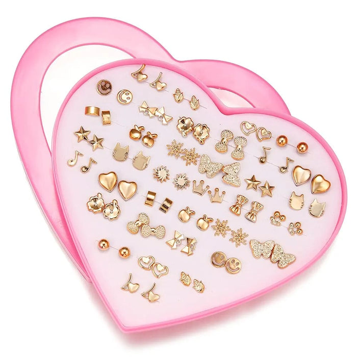 36 Pairs/lot Mini Earrings For Girls