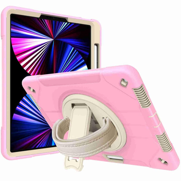 360 Degree Rotating Holder Tablet Case With Wristband