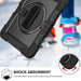 360 Degree Rotation Shockproof Silicone Pc Tablet Case