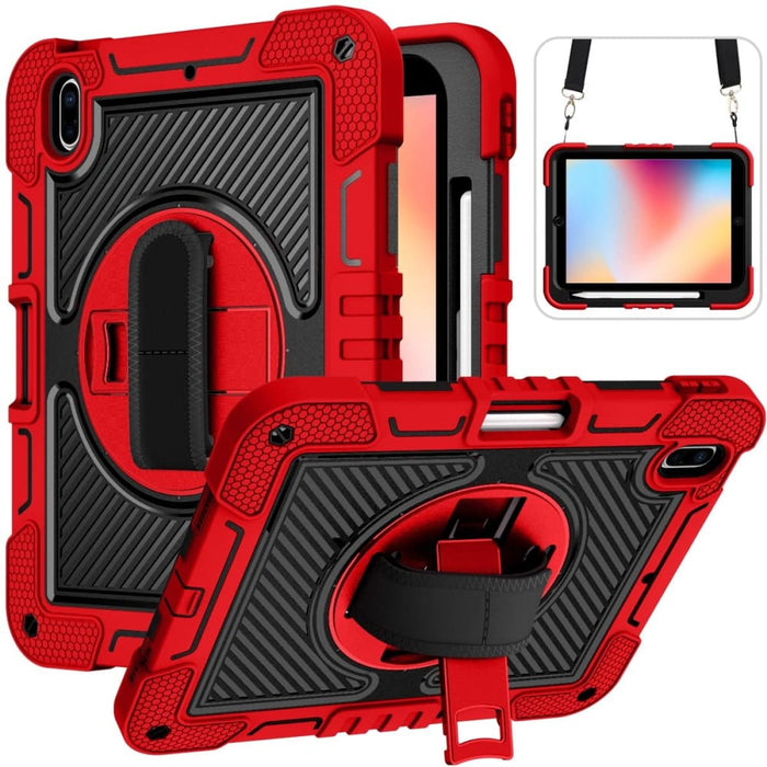 360 Degree Rotation Shockproof Silicone Pc Tablet Case