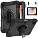 360 Degree Rotation Shockproof Silicone Pc Tablet Case