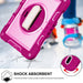 360 Degree Rotation Shockproof Silicone Pc Tablet Case