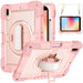 360 Degree Rotation Shockproof Silicone Pc Tablet Case