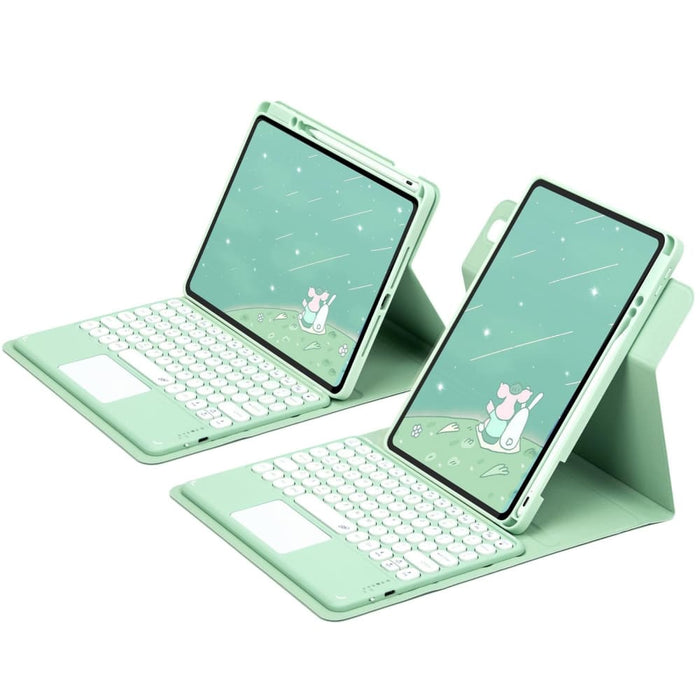 360 Rotatable Bluetooth With Touchpad For Ipad 10.2 / Air