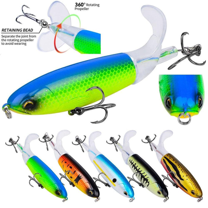 360 Rotating Topwater Propeller Lure 10.5cm/13.5g Colour