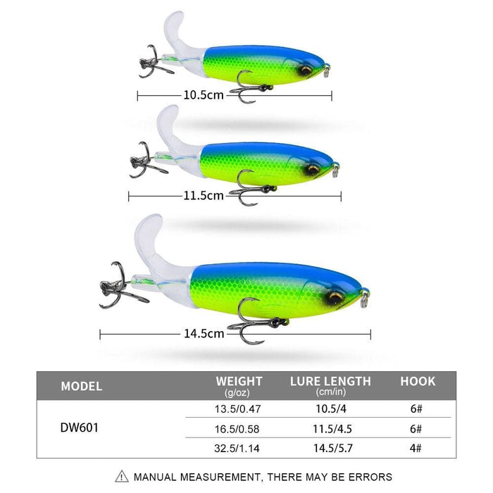 360 Rotating Topwater Propeller Lure 10.5cm/13.5g Colour