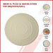 38cm Xl Pizza & Baking Stone For Bbq Oven Grill