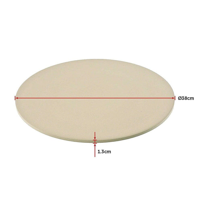 38cm Xl Pizza & Baking Stone For Bbq Oven Grill