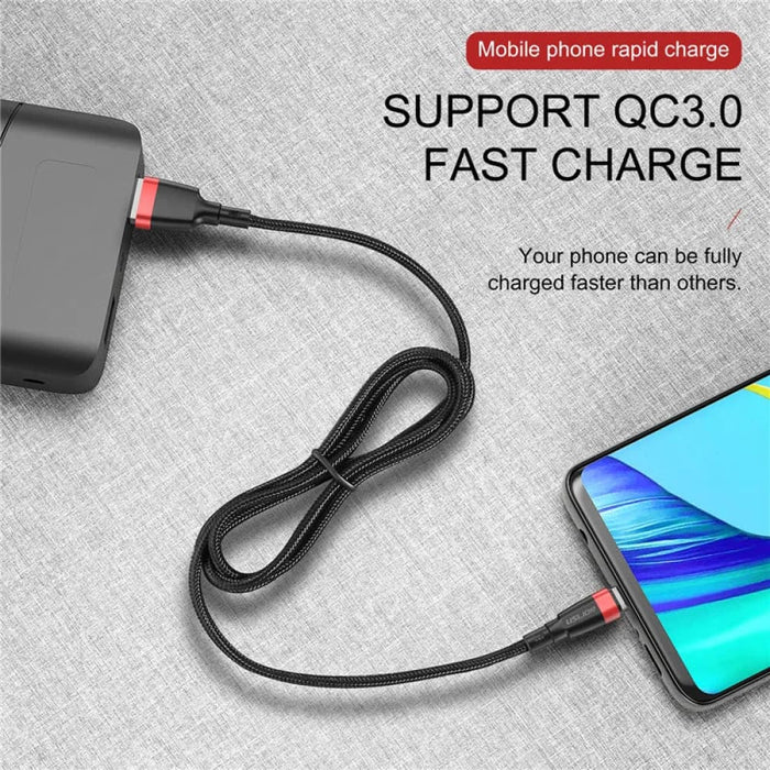 3a Fast Charge Usb Micro Cable For Samsung Xiaomi Android 3m