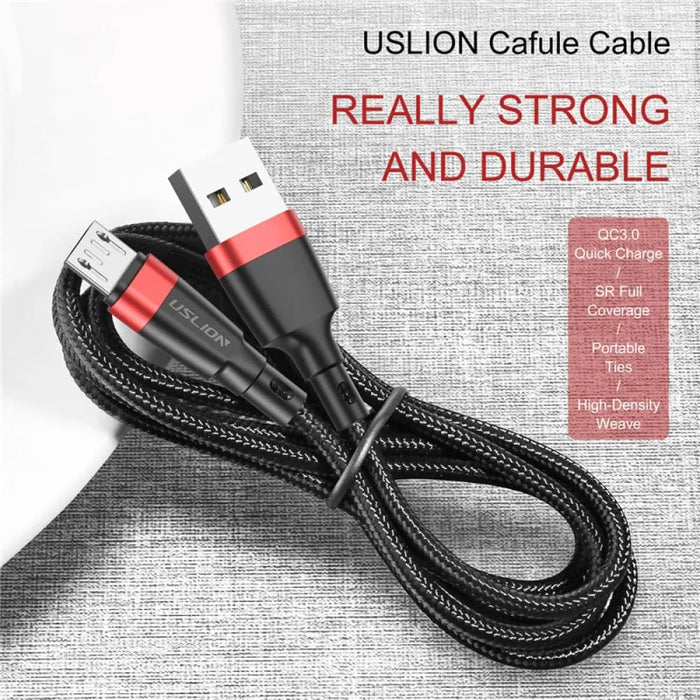 3a Fast Charge Usb Micro Cable For Samsung Xiaomi Android 3m