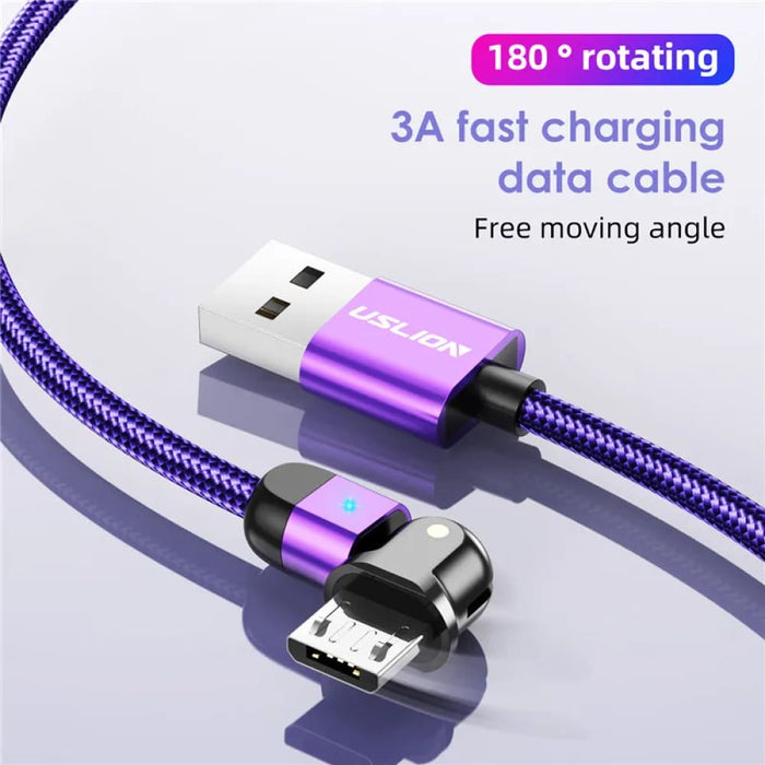 3a Fast Charging Micro Usb Cable For Samsung Xiaomi