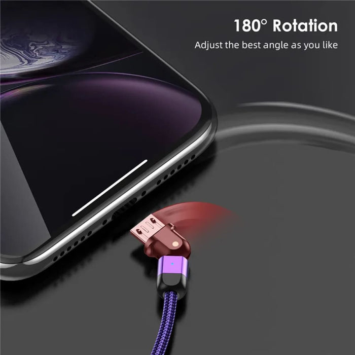 3a Fast Charging Micro Usb Cable For Samsung Xiaomi