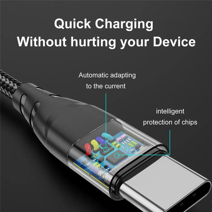 3a Fast Charging Usb c Cable For Samsung S23 Xiaomi Note 10