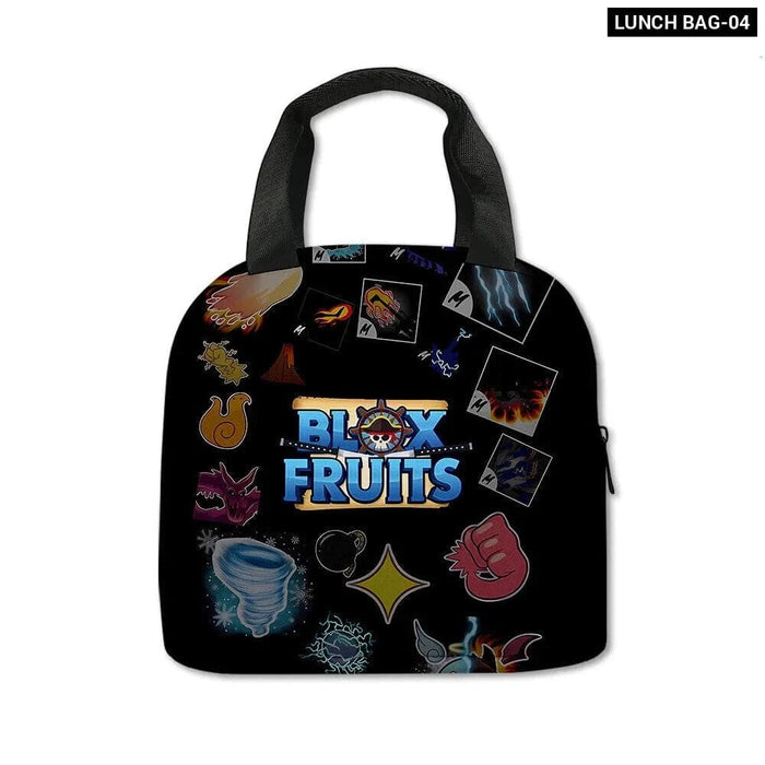 3d Blox Fruits School Bag Set For Students