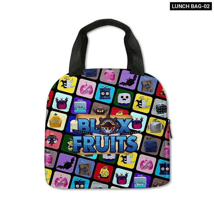 3d Blox Fruits School Bag Set For Students