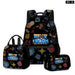 3d Blox Fruits School Bag Set For Students