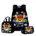 3d Blox Fruits School Bag Set For Students