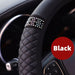 3d Leather Car Steering Wheel Cover 37 38cm Diamond