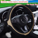 3d Leather Car Steering Wheel Cover 37 38cm Diamond