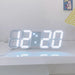 3d Led Wall Clock Usb Plug