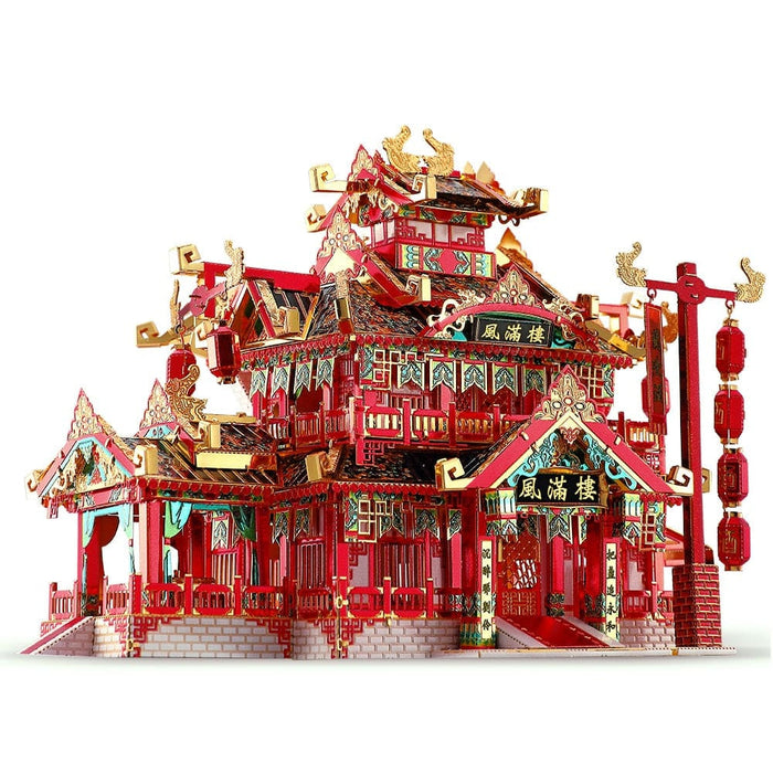 3d Metal Puzzle -restaurant Diy Assemble Jigsaw Toy Model