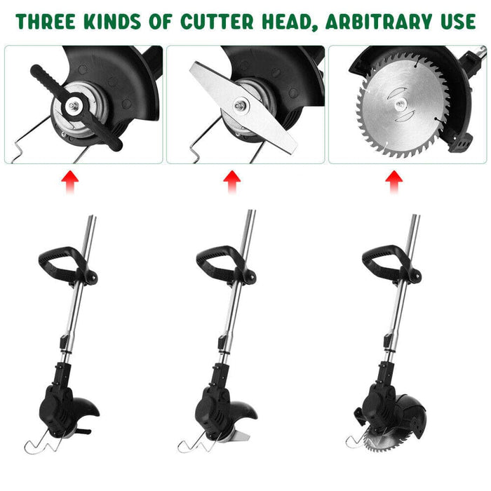 3in1 Cordless Grass Trimmer Lawn Brush Cutter Whipper